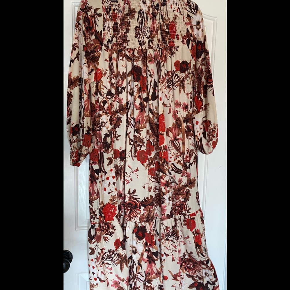 H&M Maxi Vintage pattern dress